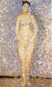 Georges Seurat Standing Female Nude oil painting reproduction